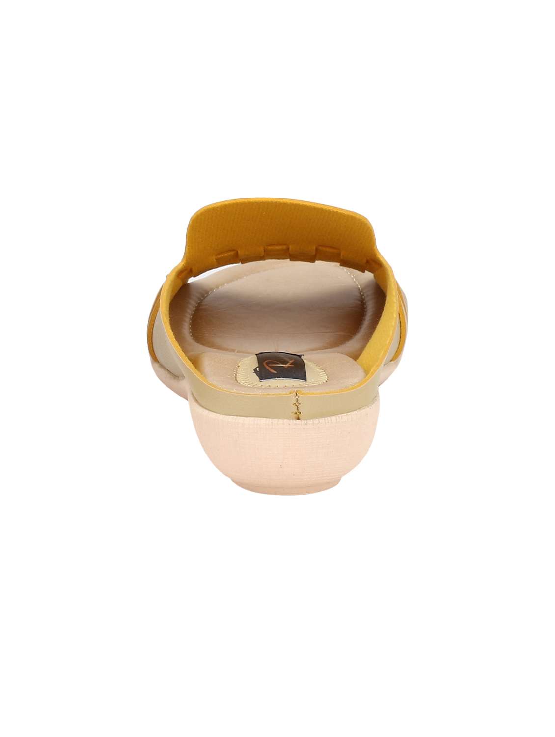 yellow slip on sandal - 15516084 -  Standard Image - 2