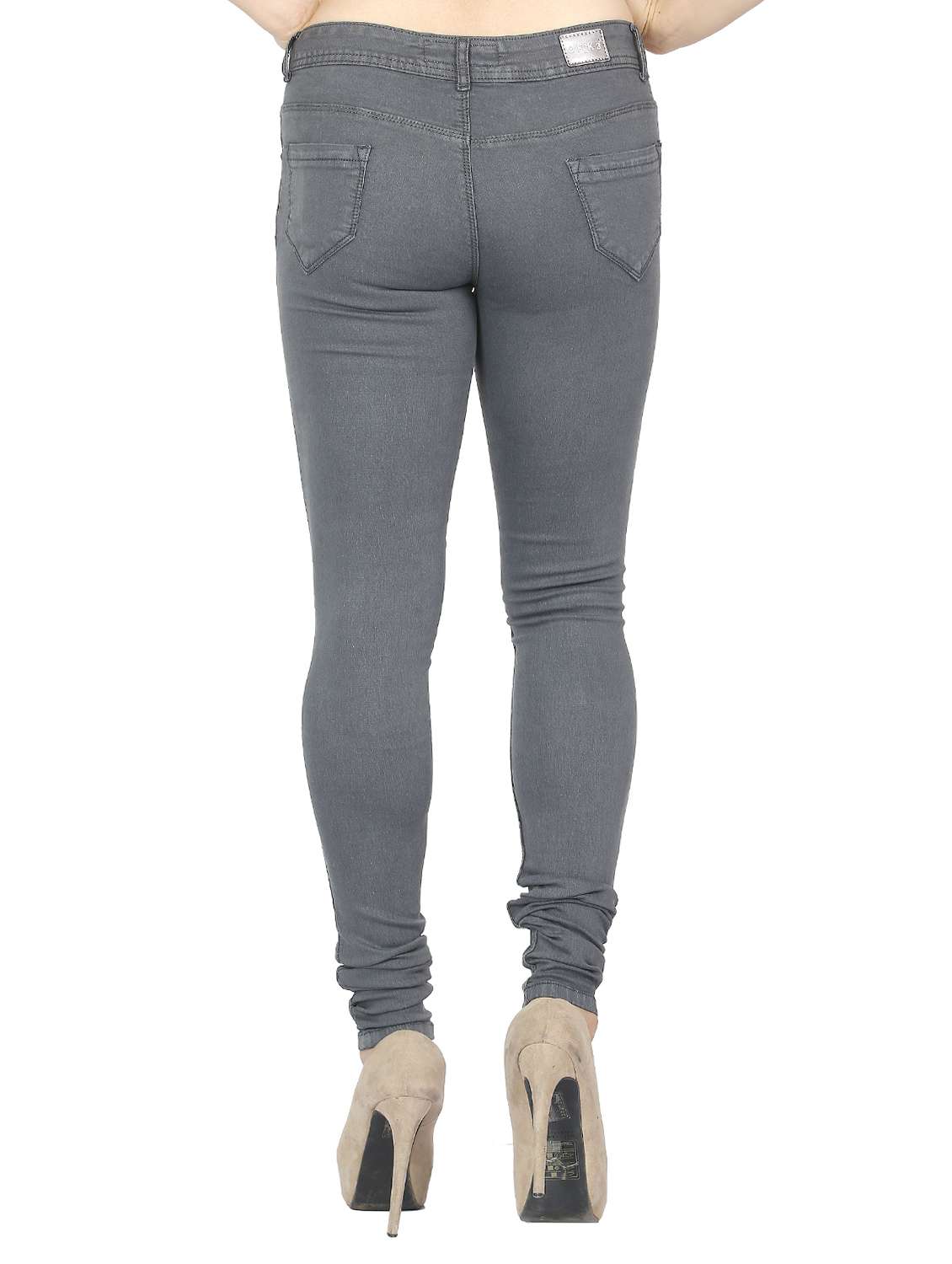 women's plain slim fit jeans - 15518222 -  Standard Image - 2