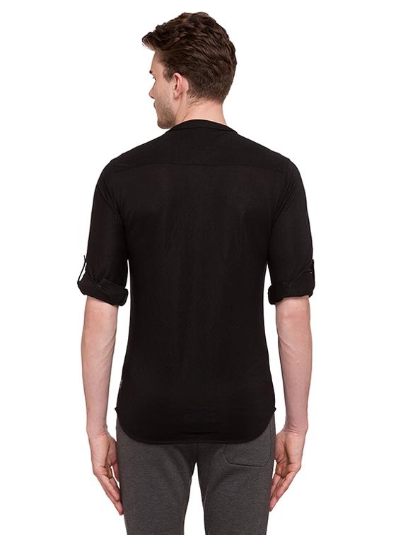 black cotton tshirt - 15518954 - Standard Image - 2