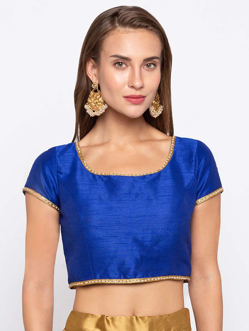 solid with tassels drawstring blouse