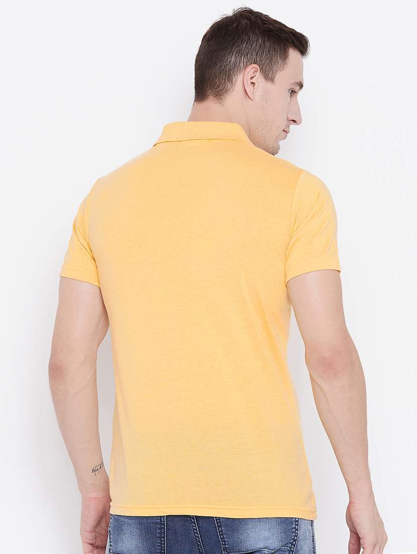 yellow cotton pocket t-shirt - 15526775 -  Standard Image - 2
