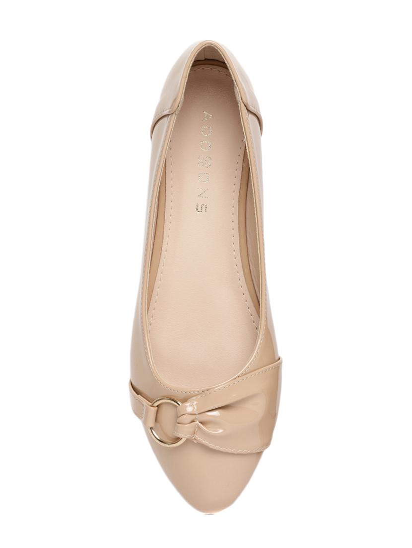 beige slip on ballerinas - 15527013 - Standard Image - 2