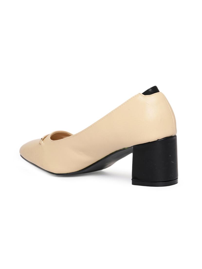 beige slip on pumps - 15527028 - Standard Image - 2