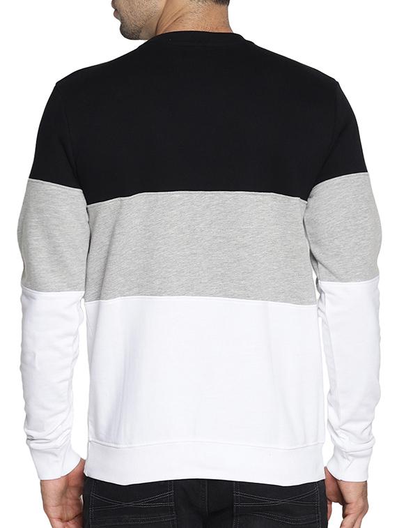 mens color block sweatshirt - 15527372 - Standard Image - 2