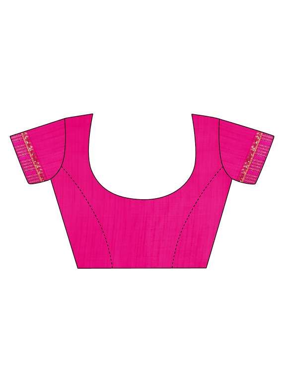 printed half and half saree with blouse - 15528264 -  Standard Image - 2