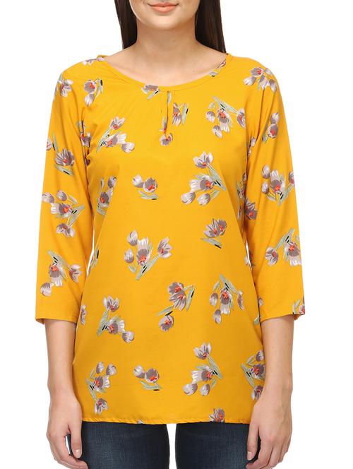 women's straight key hole neck top - 15531155 -  Standard Image - 0
