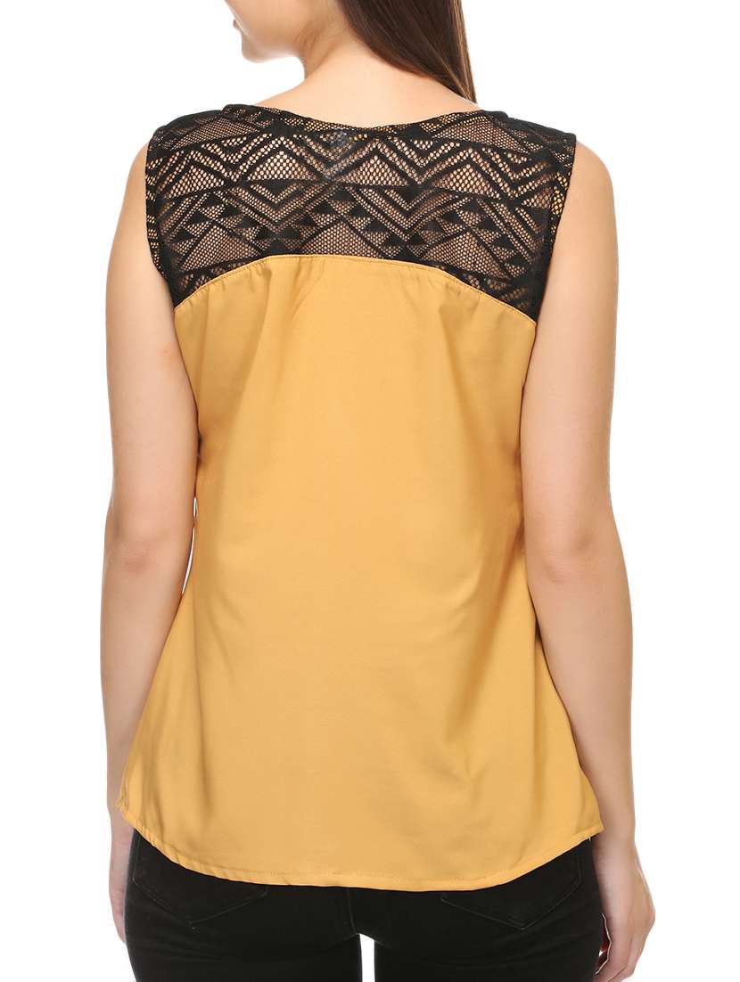 women's straight round neck top - 15531158 -  Standard Image - 2