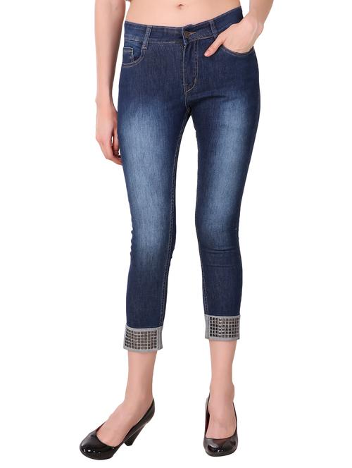women's plain slim fit jeans - 15537920 -  Standard Image - 0