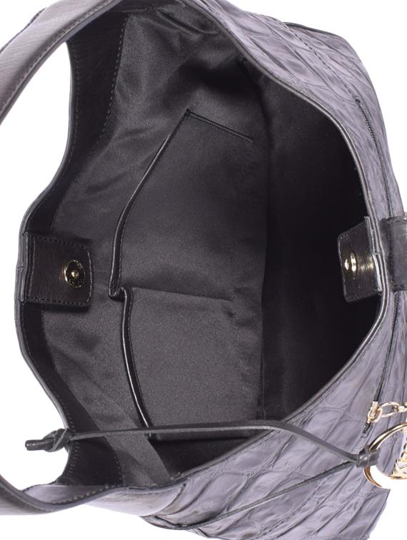 black leatherette (pu) handbag - 15539856 - Standard Image - 2