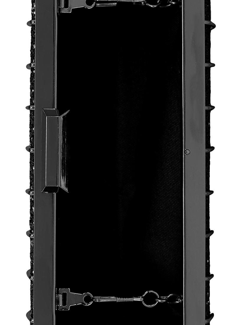 black metal box clutch - 15544776 - Standard Image - 2
