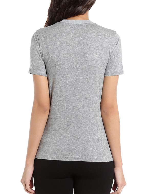 letter print crew neck tee - 15545633 -  Standard Image - 2