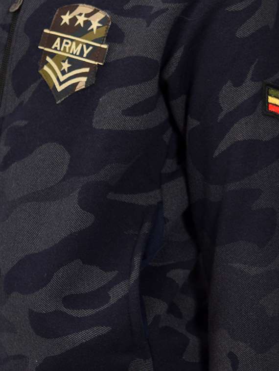 navy blue fleece jacket - 15546455 - Standard Image - 2