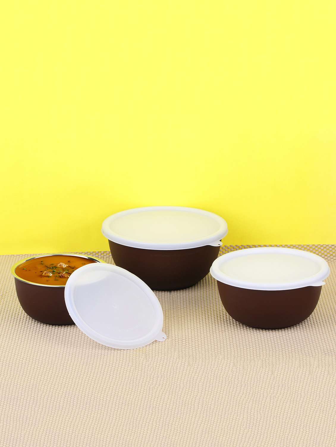 stainless steel plastic coated containers