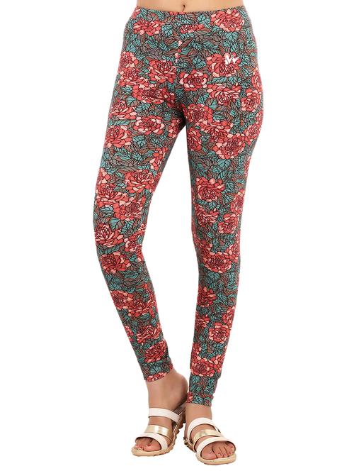 high waist floral legging - 15569800 -  Standard Image - 0