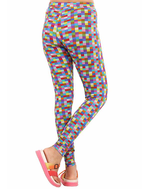 blue printed legging - 15569803 - Standard Image - 2