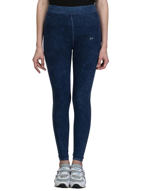 high waist acid washed jegging - 15569810 - Standard Image - 0