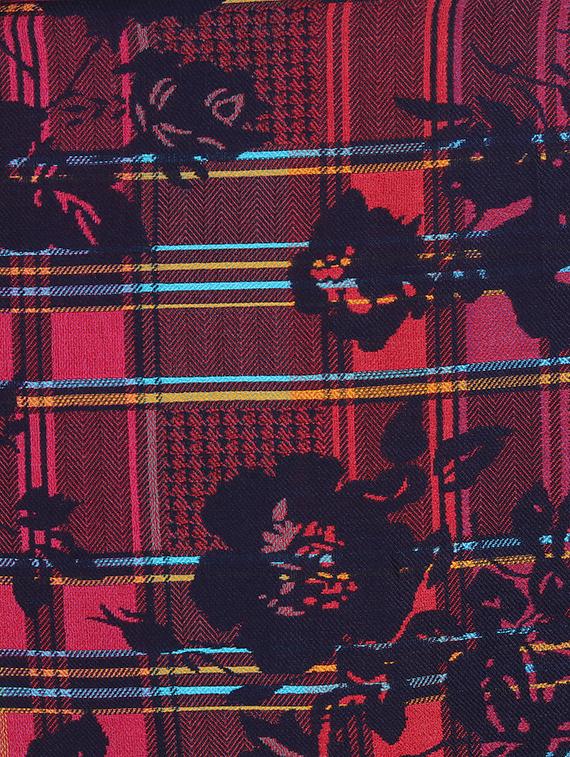 floral pattern woven shawl - 15569894 - Standard Image - 2