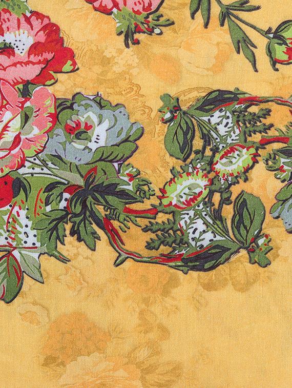 yellow floral shawl - 15569910 - Standard Image - 2