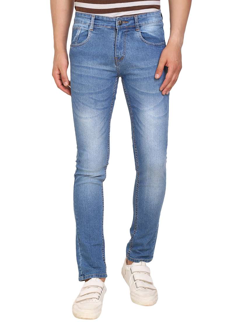 mens slim fit plain jeans