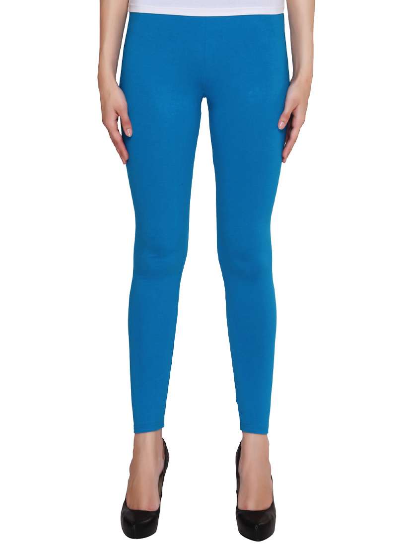 ankle length solid legging