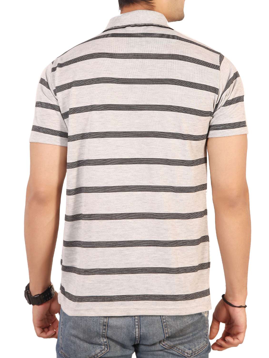 men striped short sleeve t-shirt - 15576682 -  Standard Image - 2