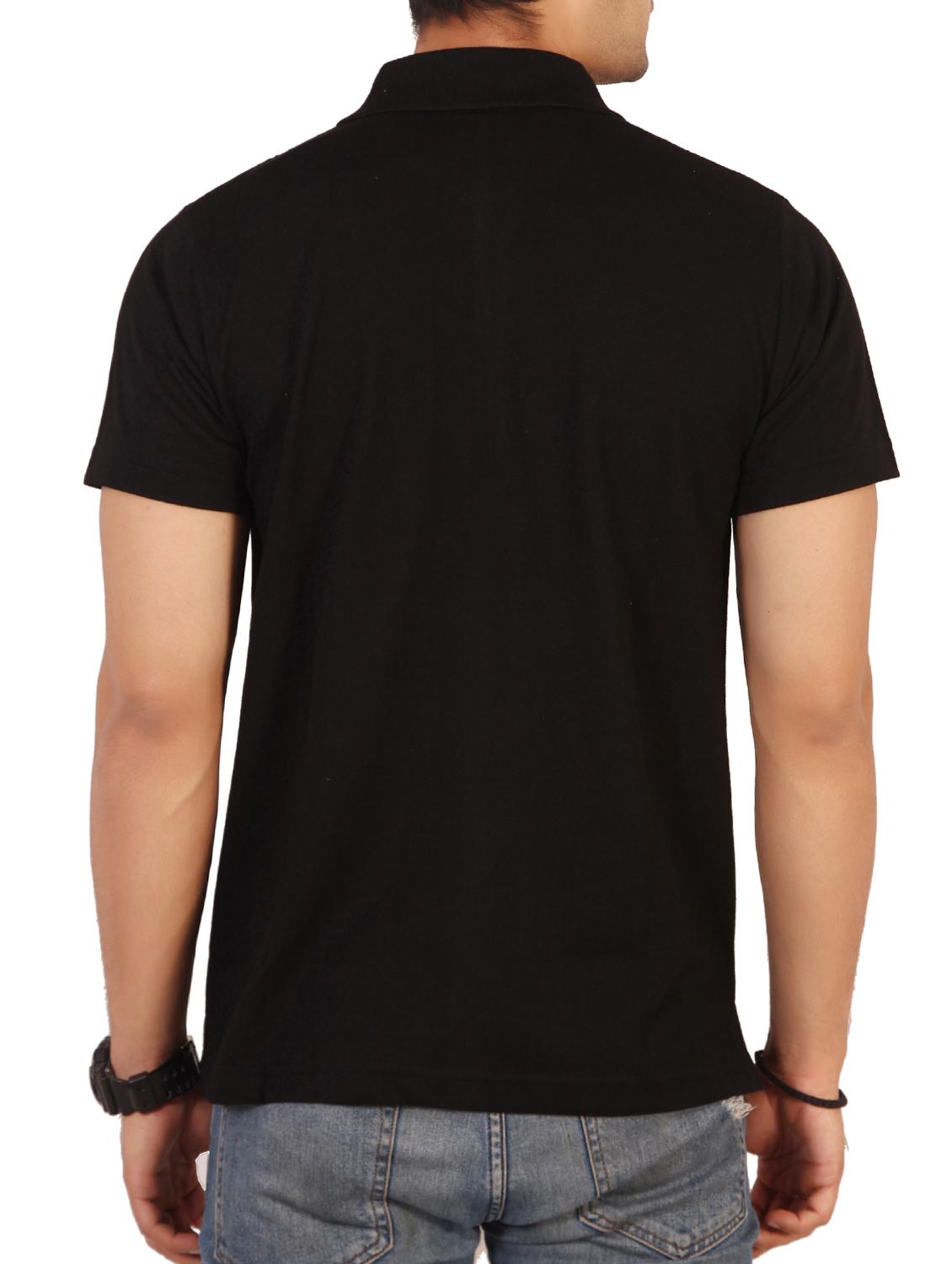 black solid t-shirt - 15576688 - Standard Image - 2