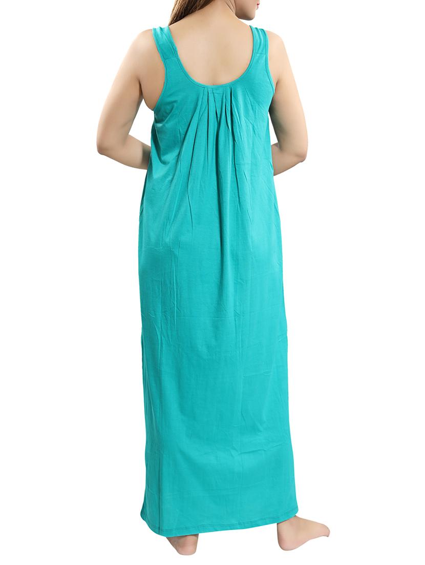pleat detail side slit nighty - 15577510 - Standard Image - 2