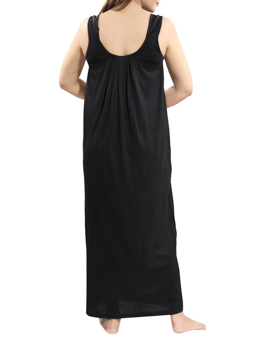 pleat detail side slit nighty - 15577516 - Standard Image - 2