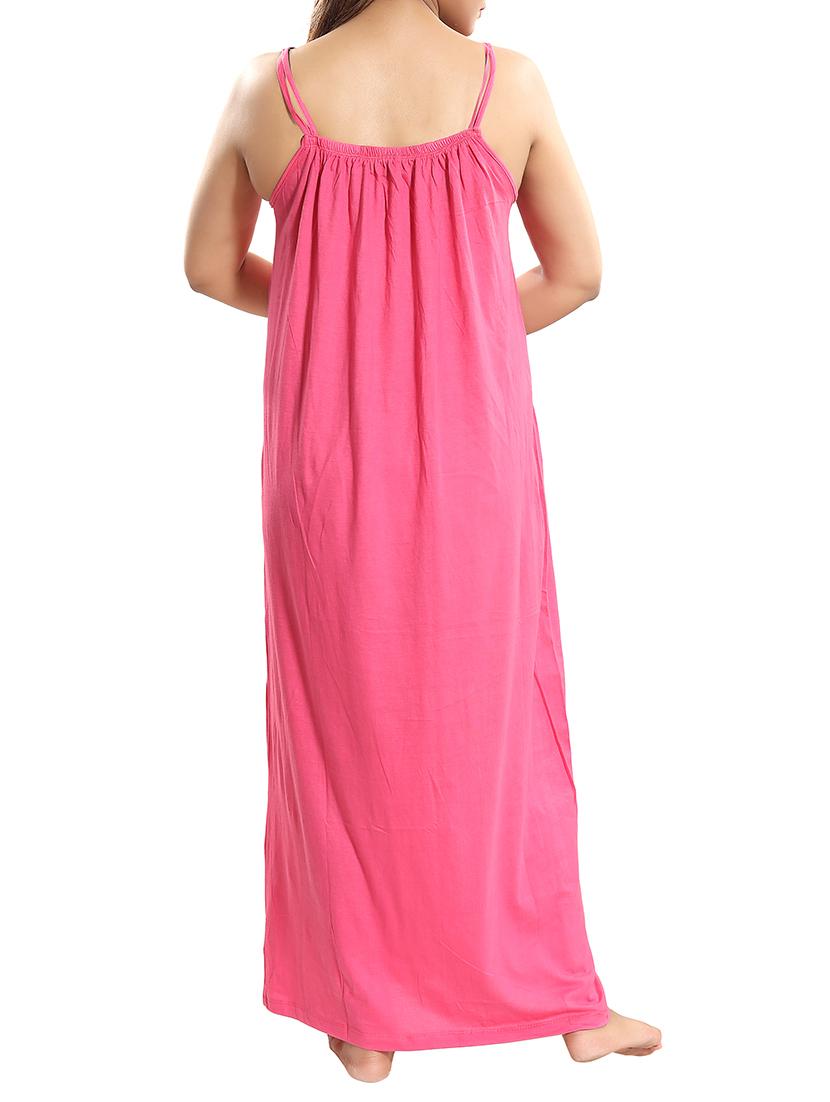 lace detail neck nighty - 15577536 - Standard Image - 2