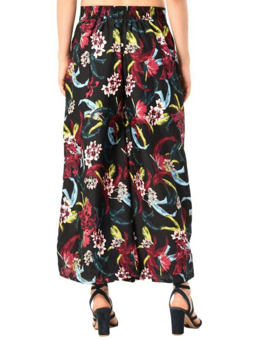floral flared palazzo - 15579337 - Standard Image - 2