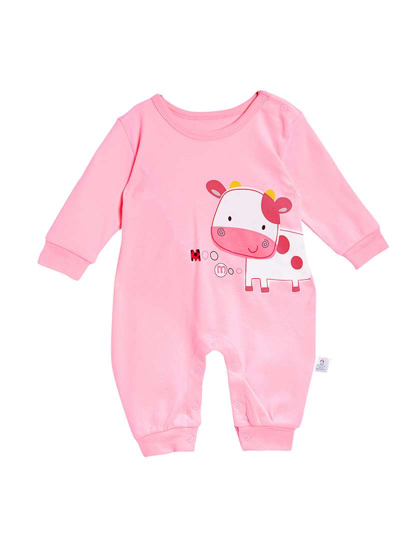pink cotton  romper