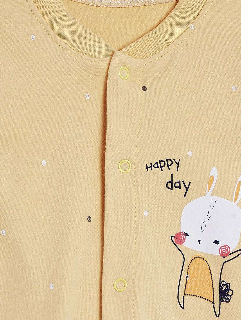 beige cotton romper - 15581480 - Standard Image - 2