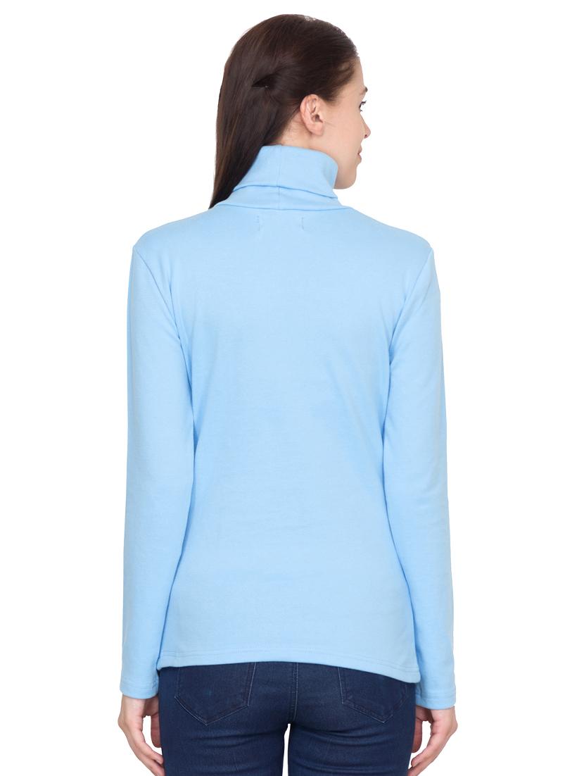 turtle neck knitted top - 15581575 - Standard Image - 2