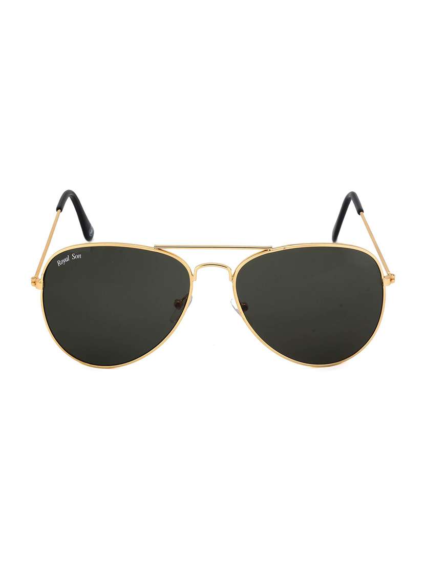 uv protected aviator sunglasses
