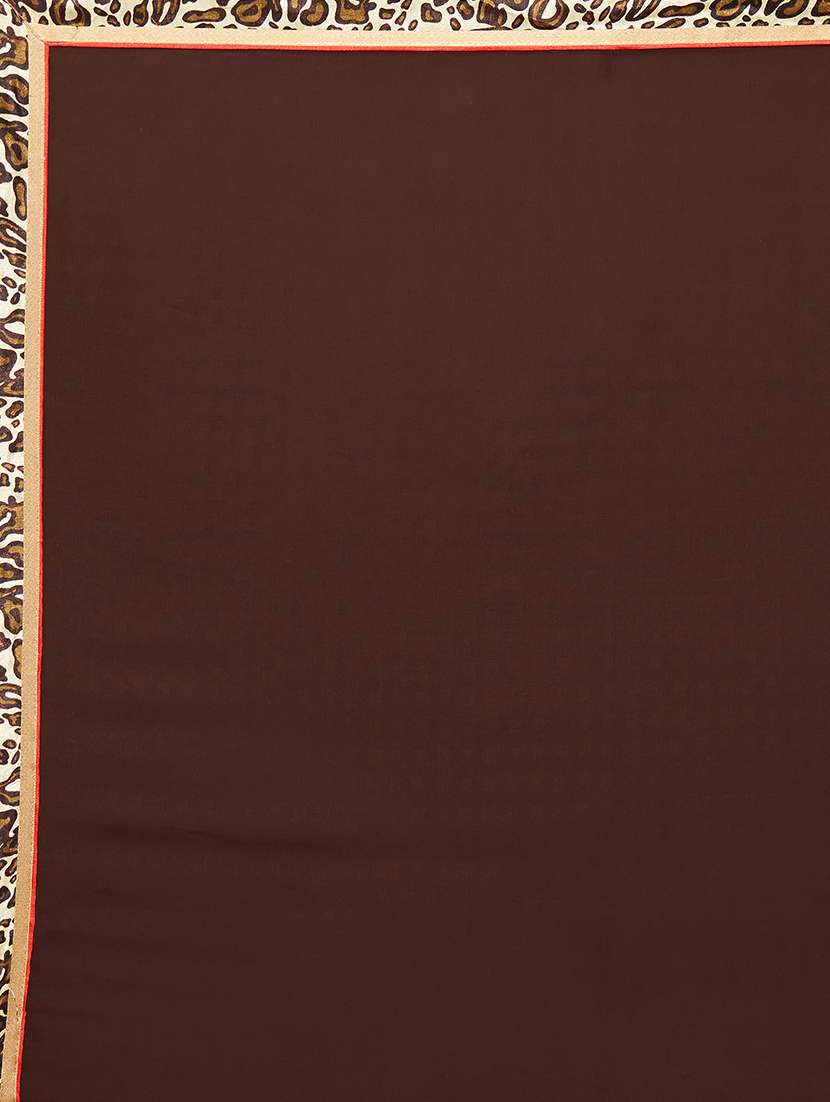 animal lace bordered saree with blouse - 15589552 -  Standard Image - 2