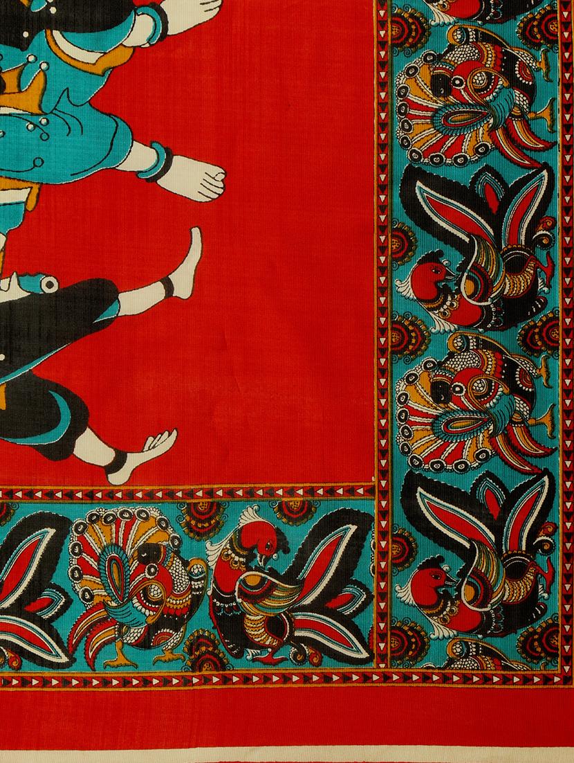 conversational printed saree with blouse - 15589682 - Standard Image - 2