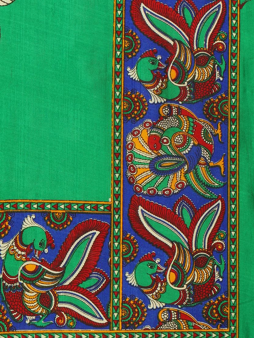 conversational printed saree with blouse - 15589686 - Standard Image - 2