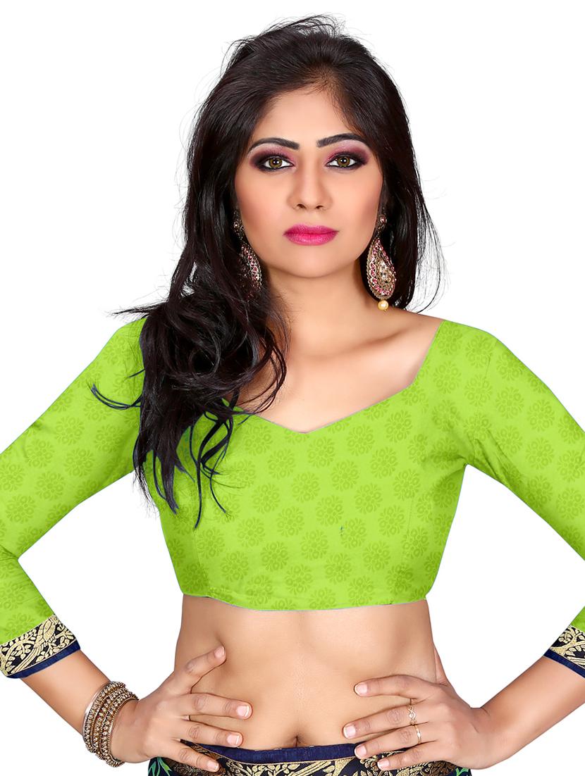 floral printed saree with blouse - 15589693 - Standard Image - 2