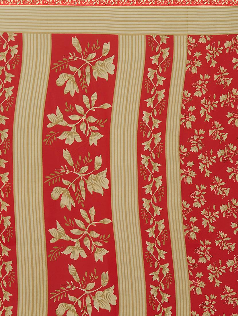ditsy floral printed saree with blouse - 15589750 - Standard Image - 2