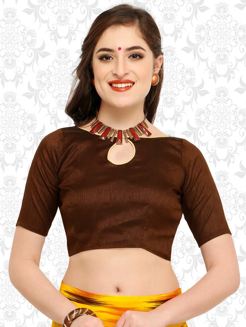 ikat printed saree with blouse - 15589824 - Standard Image - 2