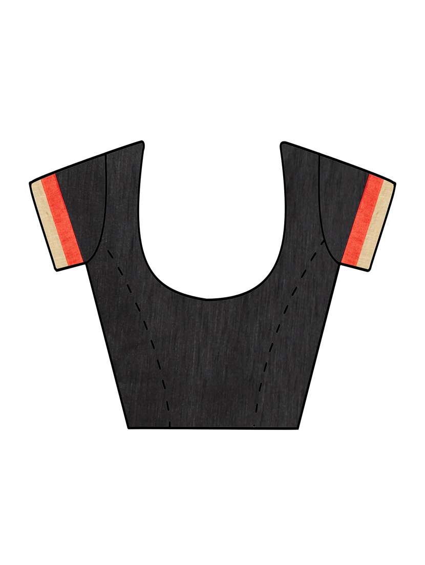 zari lace bordered saree with blouse - 15589868 -  Standard Image - 2