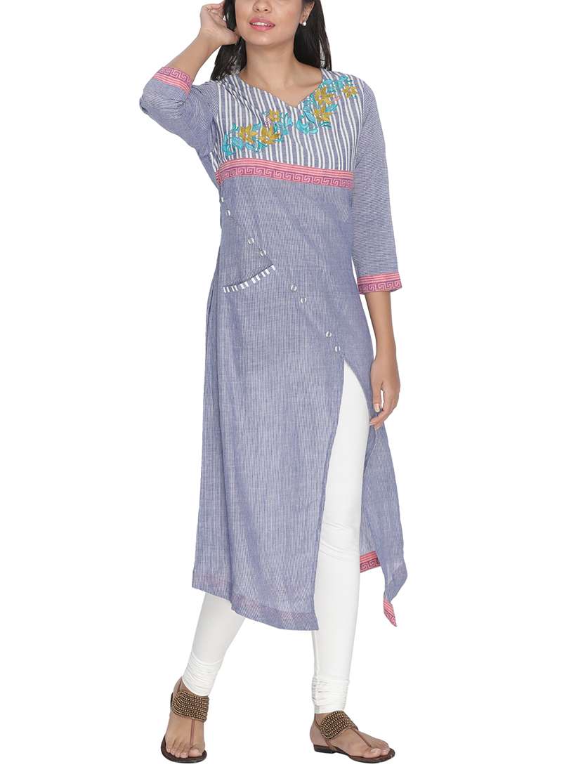 women's asymmetric kurta