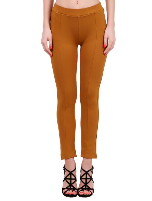 mid waist solid jegging - 15607068 - Standard Image - 0