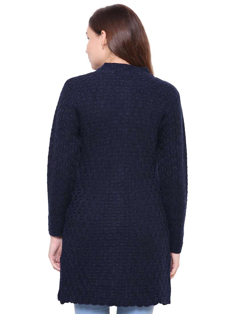 navy cable knit cardigan - 15607335 -  Standard Image - 2