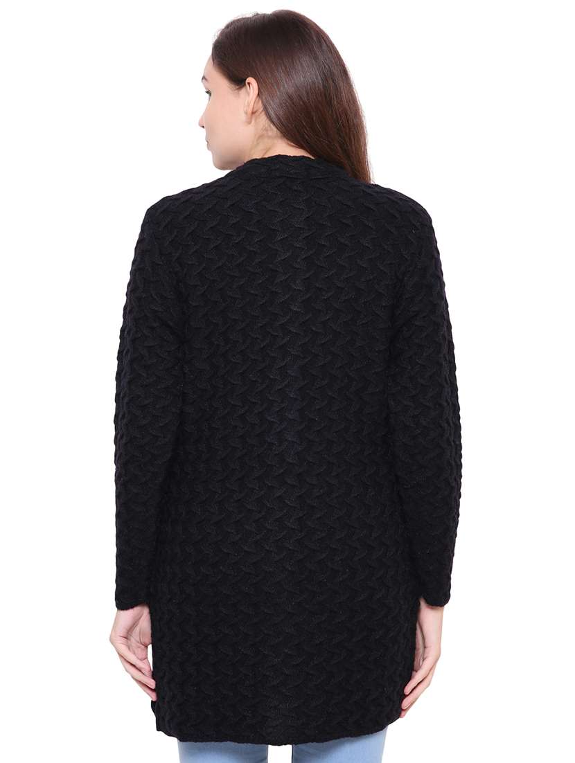 black knitted cardigan - 15607341 -  Standard Image - 2