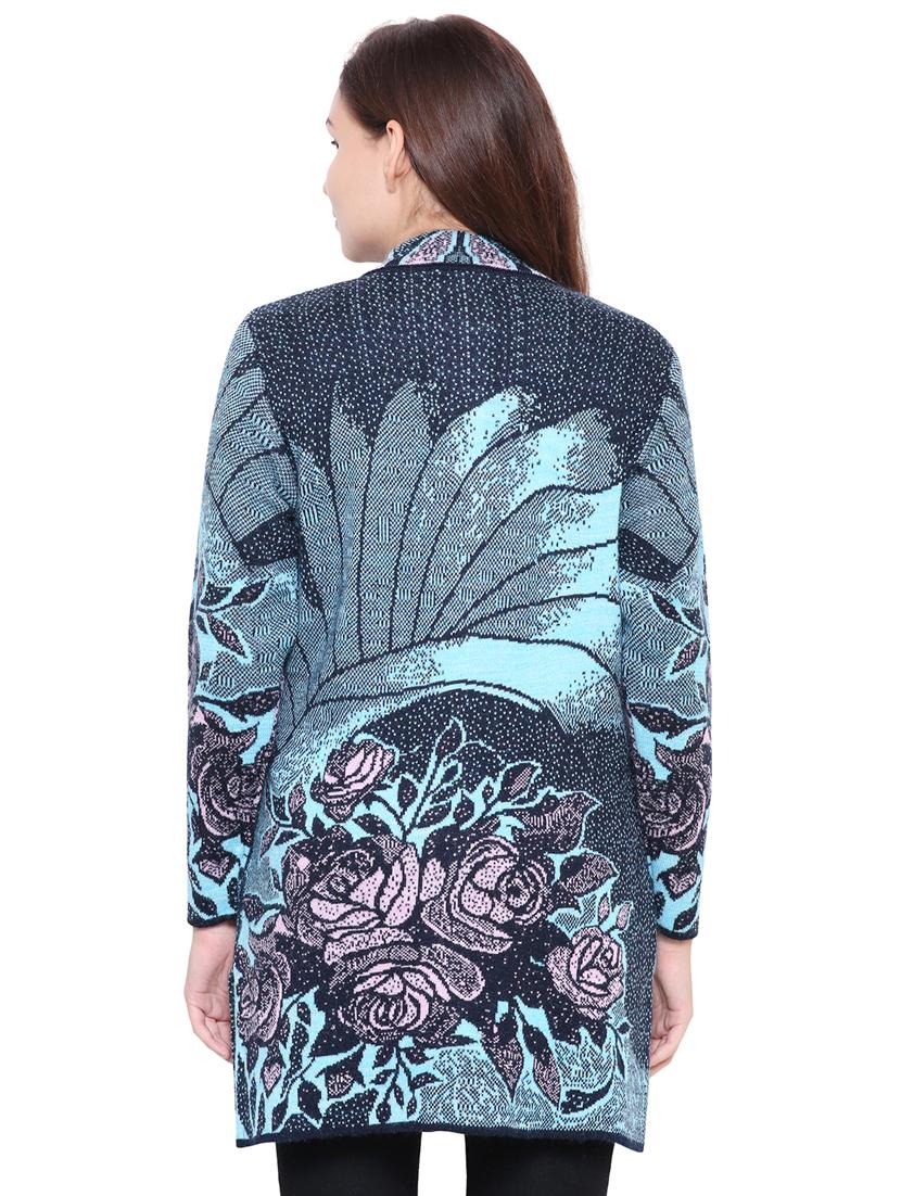 floral pocket detail cardigan - 15607354 - Standard Image - 2