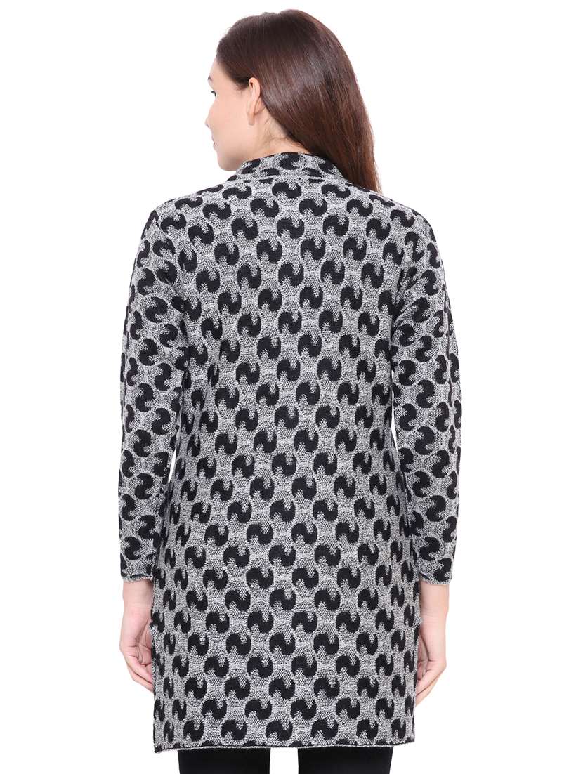 side slit pocket detail cardigan - 15607361 -  Standard Image - 2