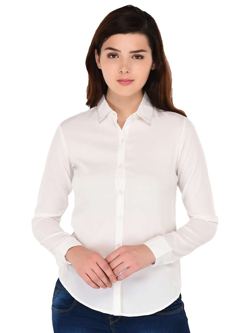 long sleeved solid shirt