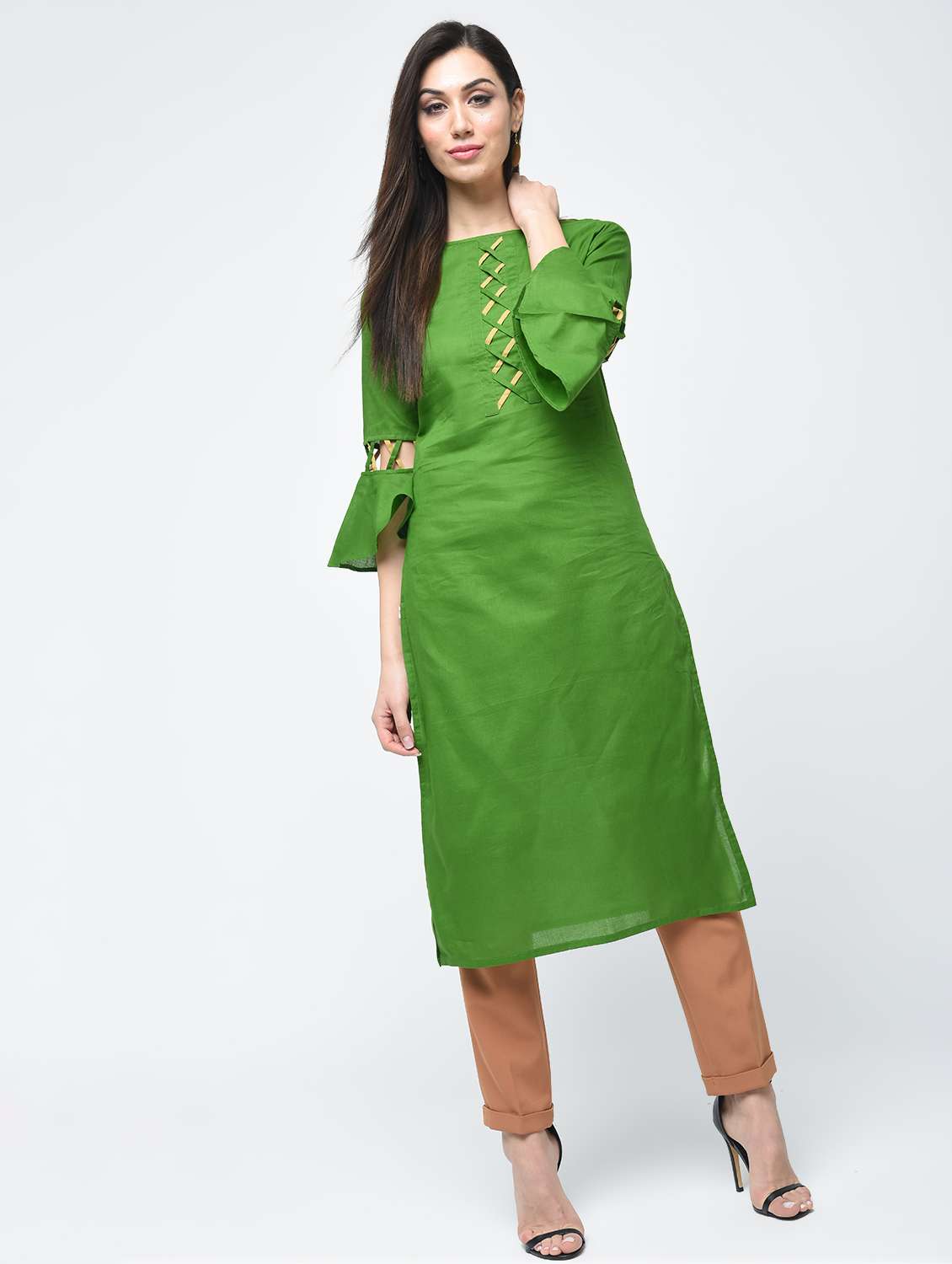 women's straight kurta - 15620258 -  Zoom Image - 0