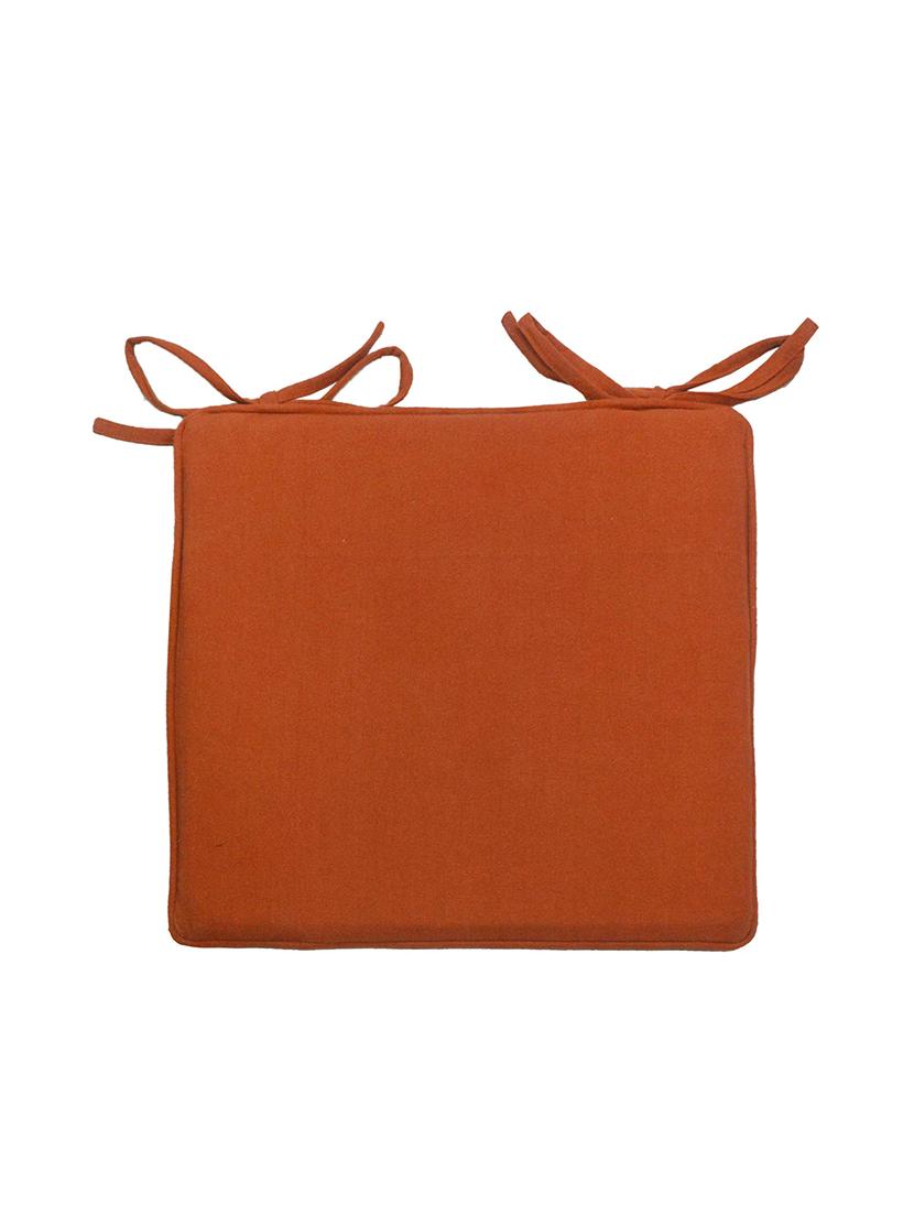 cotton chair pads with tie strings and foam filling, set of 2 pcs. - 15620535 - Standard Image - 2